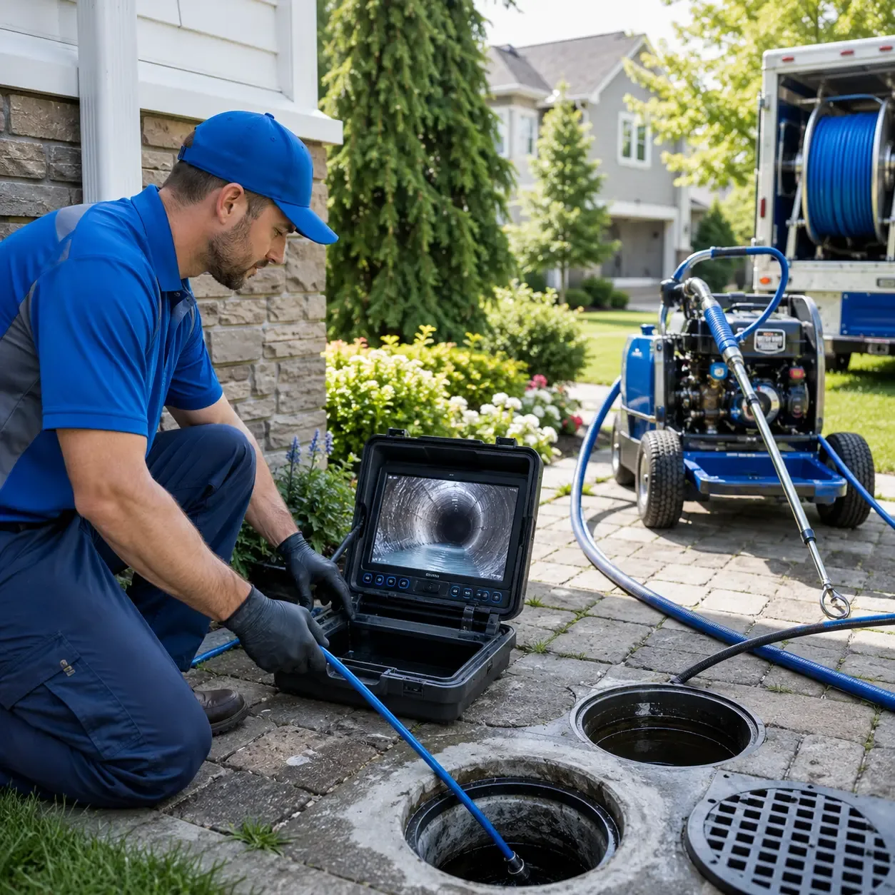 Outdoor drain cleaning professionals serving White Hall, IL